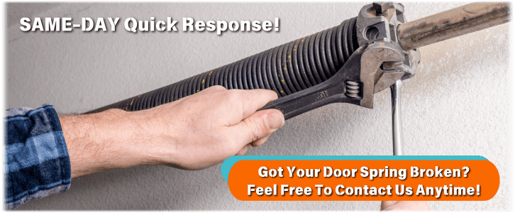 Broken Garage Door Spring Pleasanton CA
